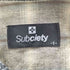 サブサエティ Subciety ペイズリー柄切替チェックシャツ メンズ JPN:S