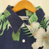 Stitch HAWAIIAN 花柄 コットン アロハシャツ メンズ import:XL