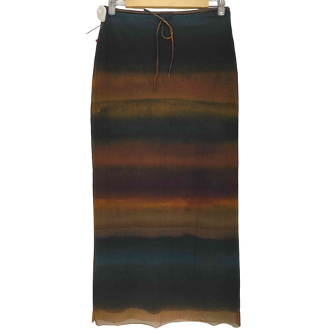 ザラ ZARA グラデーション メッシュスカート レディース import:L
