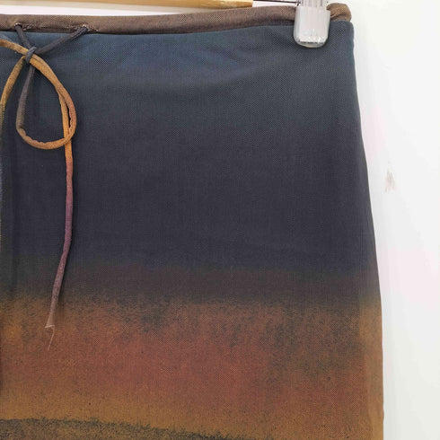 ザラ ZARA グラデーション メッシュスカート レディース import:L