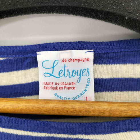 ルトロワ Letroyes ボーダーポケットTシャツ レディース import:L