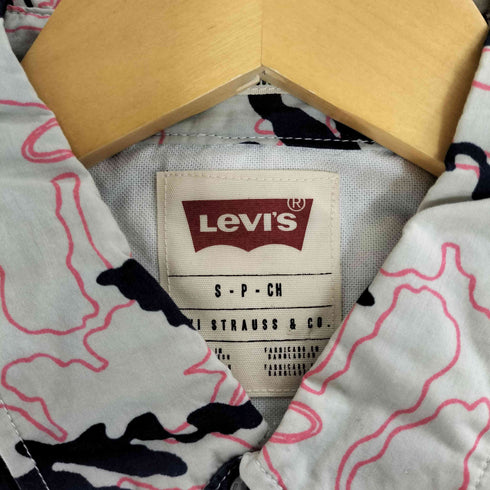 リーバイス Levis 総柄 コットン ボタンダウンシャツ メンズ import:S