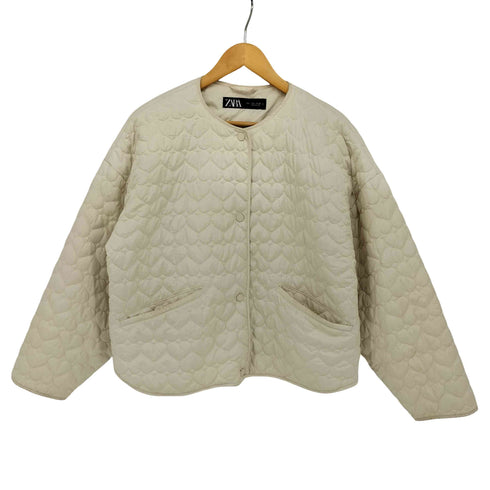 ザラ ZARA ハートキルティングジャケット レディース import:L