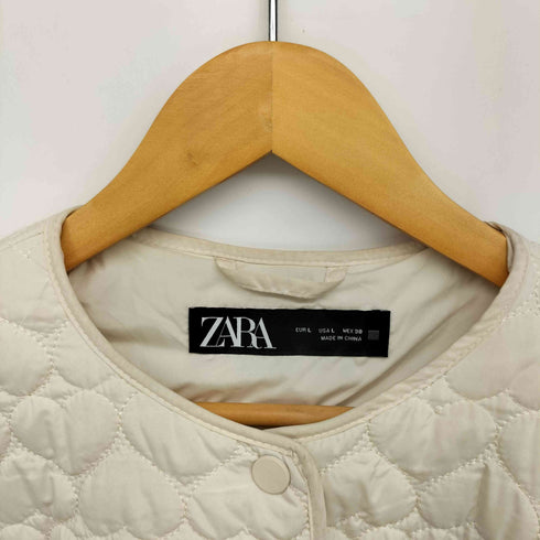 ザラ ZARA ハートキルティングジャケット レディース import:L