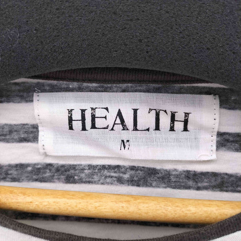 ヘルス HEALTH ボーダー ポケット L/S Tシャツ メンズ import:M
