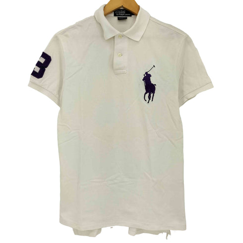 ポロバイラルフローレン Polo by RALPH LAUREN CUStoM FIT 3 ビックポニー刺繍 ポロシャツ メンズ import:M