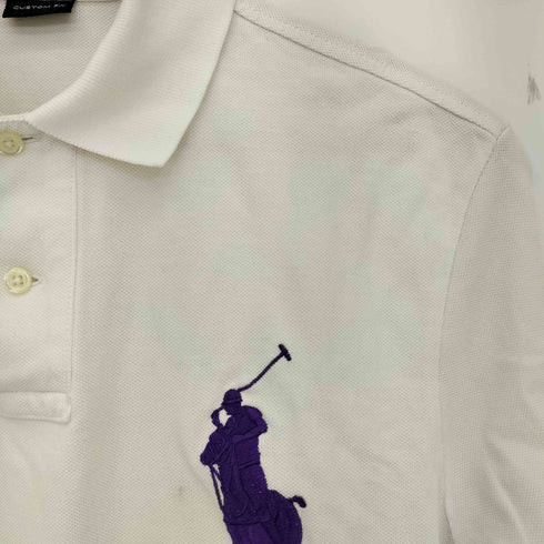 ポロバイラルフローレン Polo by RALPH LAUREN CUStoM FIT 3 ビックポニー刺繍 ポロシャツ メンズ import:M