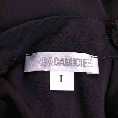 ナラカミーチェ NARACAMICIE ジョーゼットドロップギャザースリーブブラウス レディース 1