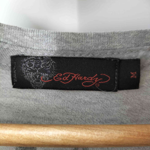 エドハーディー Ed Hardy 両面プリント S/S Tシャツ レディース import:M