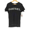 ディーゼル DIESEL ロゴプリントVネックTシャツ Y2K メンズ JPN:S