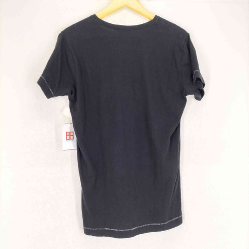 ディーゼル DIESEL ロゴプリントVネックTシャツ Y2K メンズ JPN:S