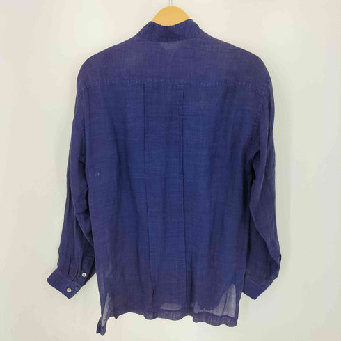 イッセイミヤケ ISSEY MIYAKE 70S~80S リネン スタンドカラーシャツ メンズ JPN:M