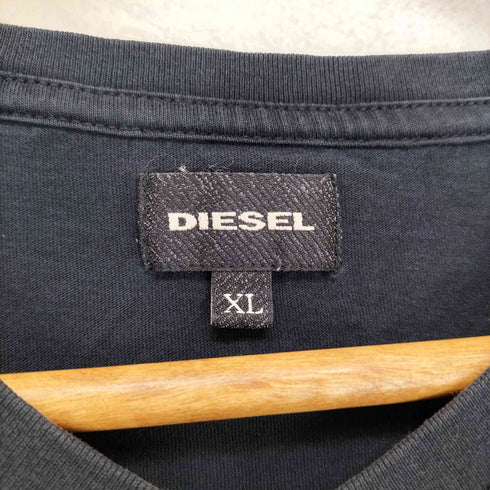 ディーゼル DIESEL フロントプリントVネックTシャツ Y2K メンズ JPN:XL