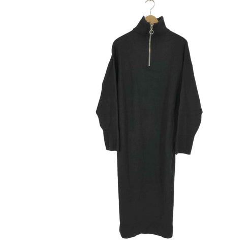 ザラ ZARA ハーフジップ ニットワンピース レディース import:M