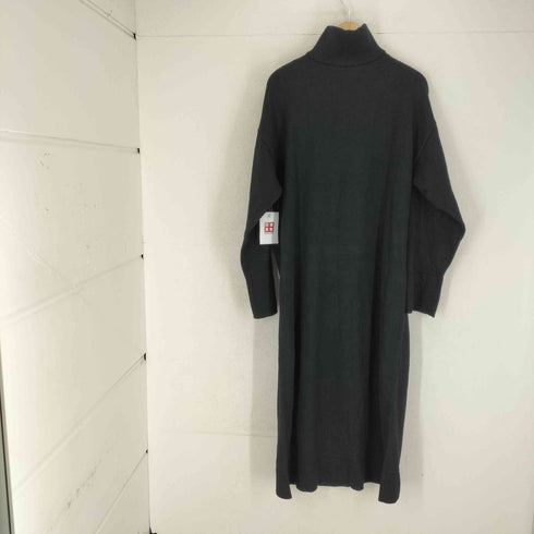 ザラ ZARA ハーフジップ ニットワンピース レディース import:M