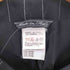 ジャンニヴェルサーチ GIANNI VERSACE イタリア製 シルク ウール ストライプ 変形 パターン 比翼 ジップアップ ベスト レディース EUR:40