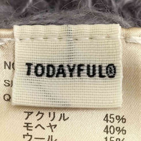 トゥデイフル TODAYFUL Sheer Mohair Knit レディース FREE