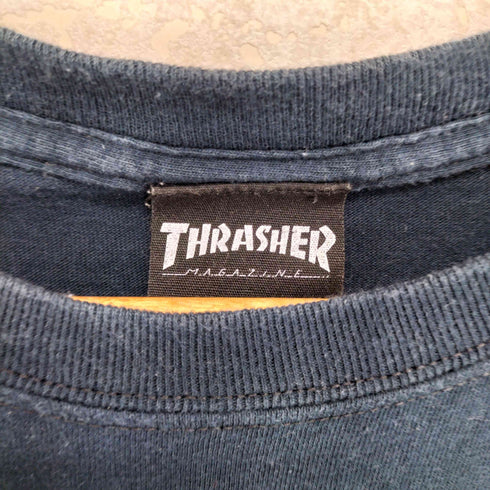 スラッシャー THRASHER フレイムロゴプリントクルーネックTシャツ メンズ JPN:XL