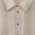 ザラ ZARA リンクルエフェクト シャツ レディース import:M