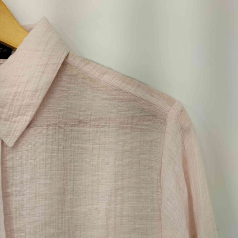 ザラ ZARA リンクルエフェクト シャツ レディース import:M