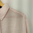 ザラ ZARA リンクルエフェクト シャツ レディース import:M