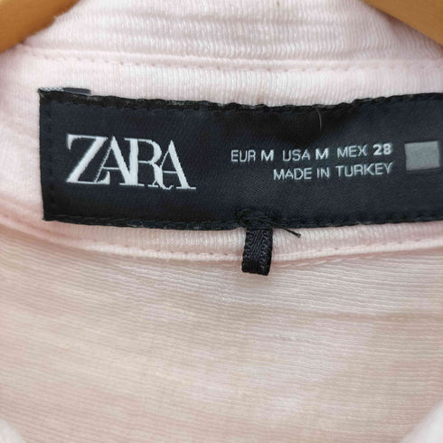 ザラ ZARA リンクルエフェクト シャツ レディース import:M