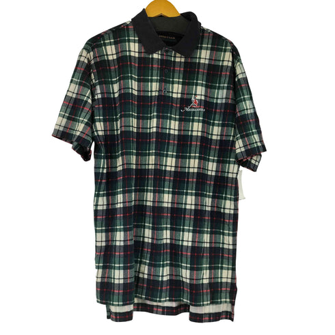 IZOD CLUB チェック柄ポロシャツ メンズ import:XL