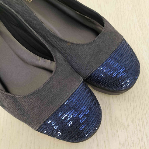 HILLS AVENUE スパンコール ウェーブソール パンプス レディース JPN:24.5