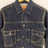 モモタロウジーンズ MOMOTARO JEANS 2nd 型 イエローステッチ 銅丹LABEL デニム トラッカー ジャケット 濃紺 メンズ 36