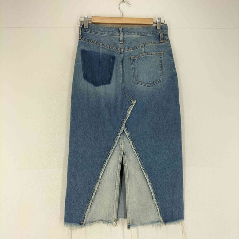アズールバイマウジー AZUL by moussy 継ぎ接ぎデザインデニムスカート Y2K レディース JPN:M