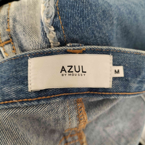アズールバイマウジー AZUL by moussy 継ぎ接ぎデザインデニムスカート Y2K レディース JPN:M