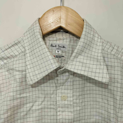 ポールスミス Paul Smith チェック柄 襟芯 ロングスリーブシャツ メンズ import:M