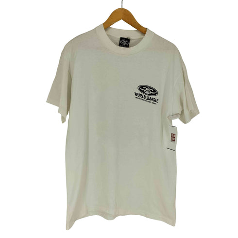 袖シングル両面プリントクルーネックTシャツ メンズ JPN:L