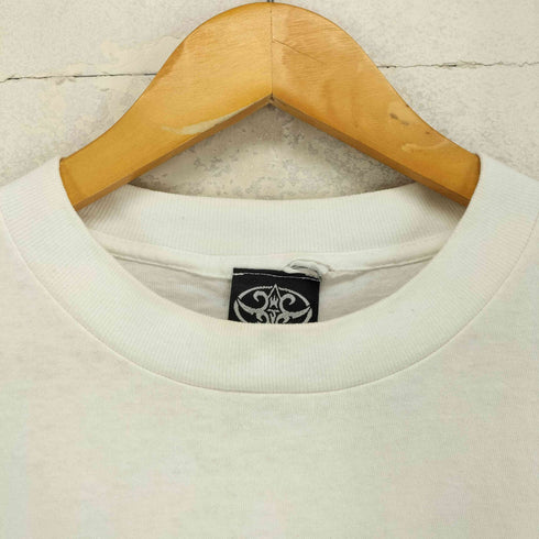 袖シングル両面プリントクルーネックTシャツ メンズ JPN:L