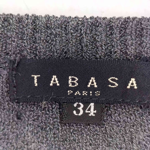 タバサ TABASA レーヨン混ニットカーディガン レディース 34