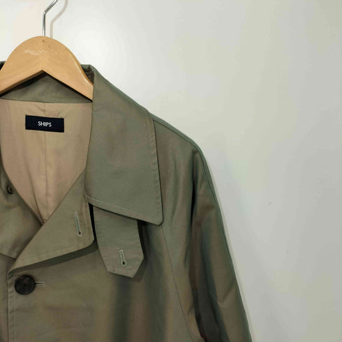 シップス SHIPS 玉虫 ステンカラーコート メンズ JPN:XL