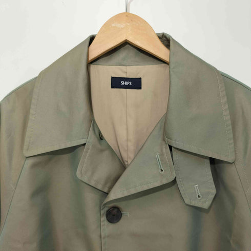 シップス SHIPS 玉虫 ステンカラーコート メンズ JPN:XL