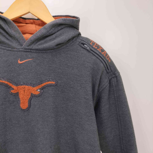 ナイキ NIKE 90-00S TEAMタグ スウッシュ刺繍 バスケットボール チームロゴワッペン プルオーバー パーカー レディース import:XL