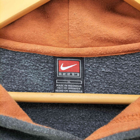 ナイキ NIKE 90-00S TEAMタグ スウッシュ刺繍 バスケットボール チームロゴワッペン プルオーバー パーカー レディース import:XL