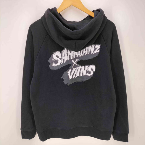 バンズ VANS sankuanz コラボ プリント プルオーバー パーカー メンズ import:M