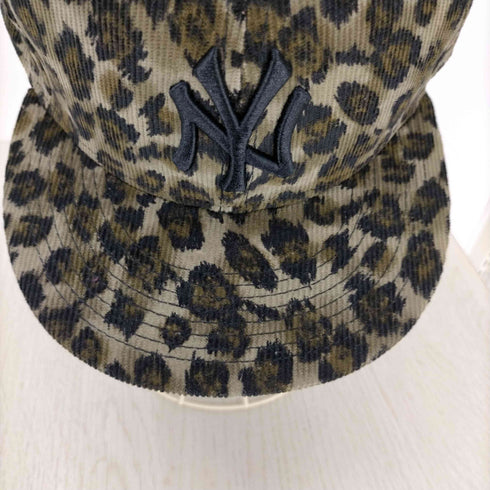ニューエラ NEW ERA 59FIFTY チームロゴ刺繍 レオパード柄コーデュロイキャップ メンズ 7 5/8