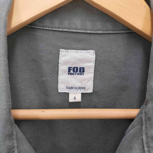 エフオービーファクトリー FOB FACTORY FATIGUE SHIRT JACKET ファティーグシャツジャケット メンズ LL