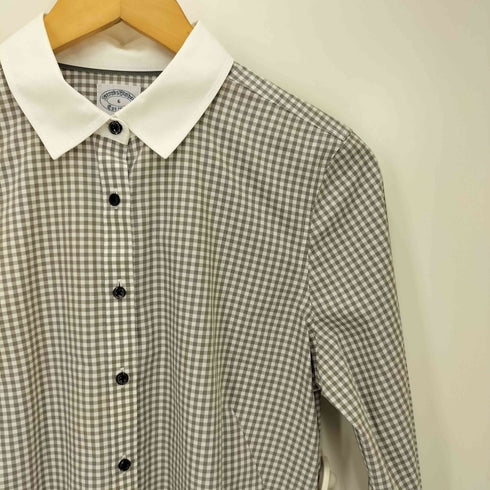 ブルックスブラザーズ BROOKS BROTHERS FITTED NON IRON チェック クレリック L/S シャツ レディース 6