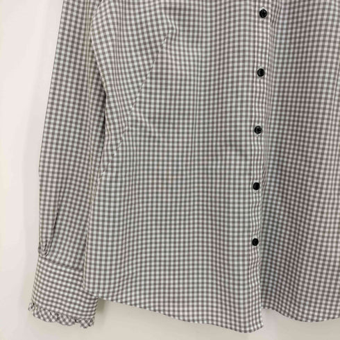 ブルックスブラザーズ BROOKS BROTHERS FITTED NON IRON チェック クレリック L/S シャツ レディース 6