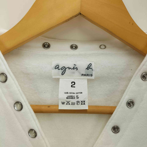 アニエスベー agnes b. PARIS ノースリーブ コットン ジレ レディース 2