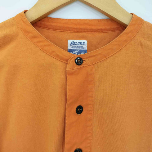 ジャーナルスタンダードレリューム JOURNAL STANDARD relume 別注 ヘンリーネック ロングスリーブTシャツ メンズ JPN:L