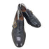 サルヴァトーレフェラガモ Salvatore Ferragamo モンクストラップレザーシューズ メンズ UK:7.5