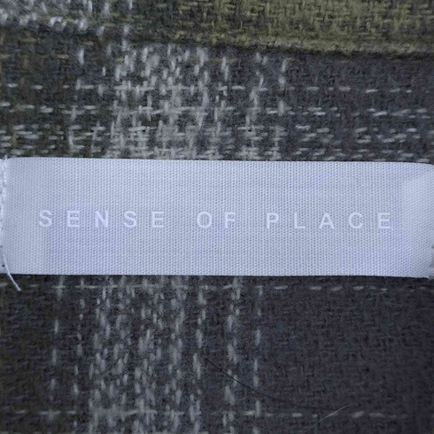 センスオブプレイス SENSE OF PLACE ユニセックス ヘビーネルオンブレーチェックシャツ メンズ JPN:M