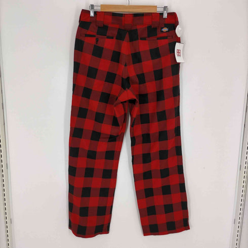 ディッキーズ Dickies LAB RAT ブロックチェックワイドパンツ メンズ 34