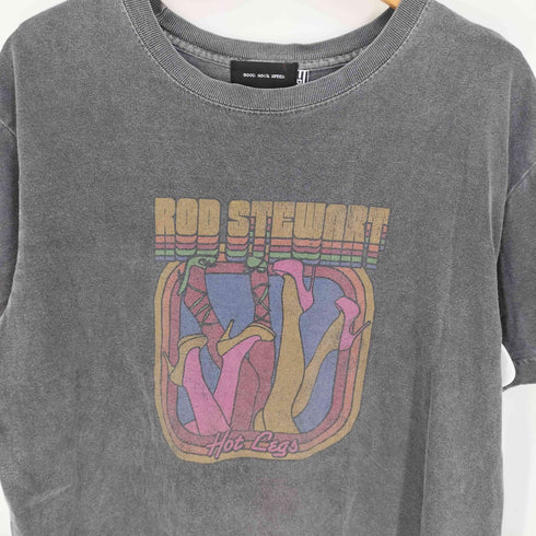 グッドロックスピード GOOD ROCK SPEED ROD STEWART プリント S/S Tシャツ レディース